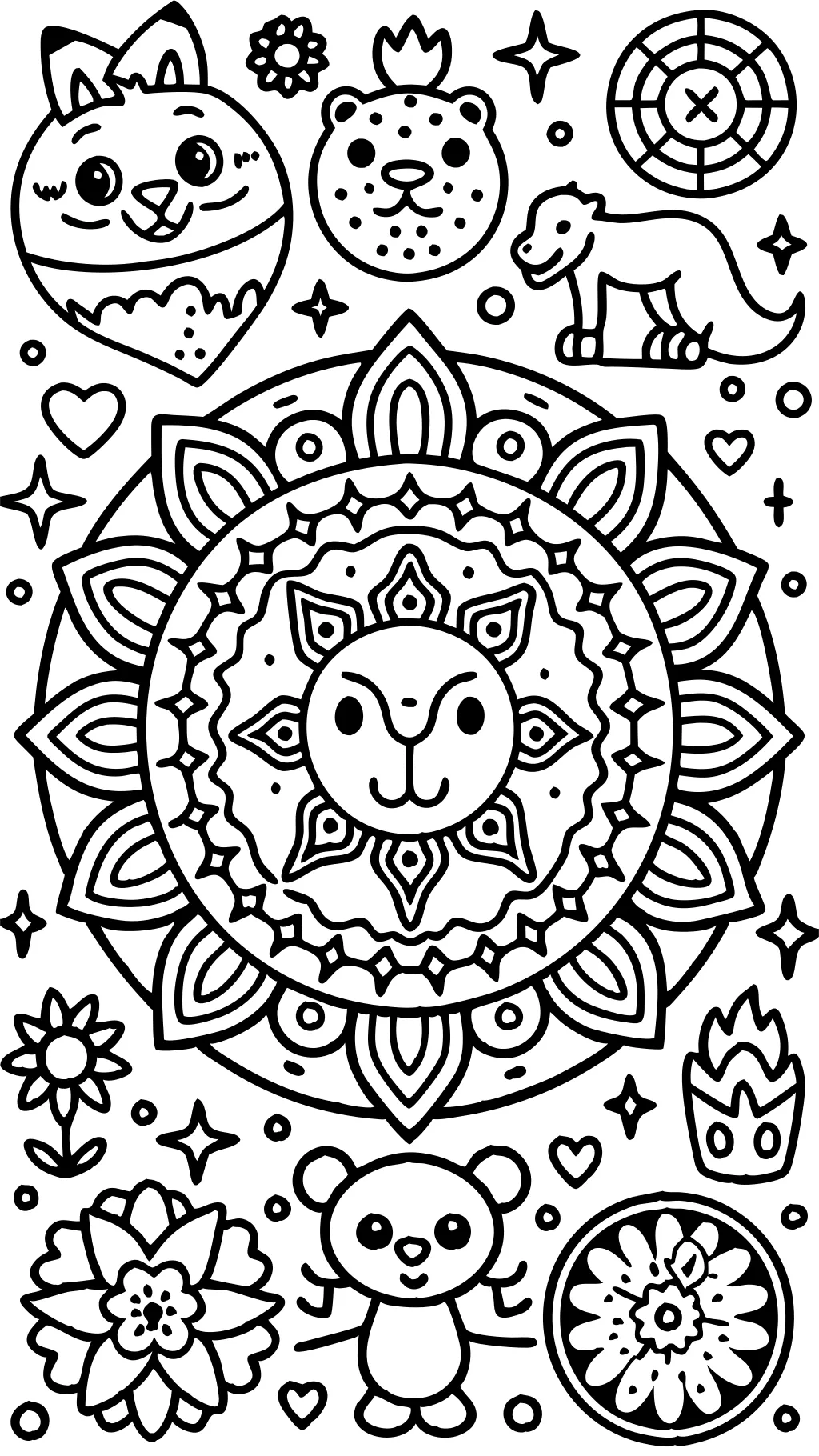 colorful coloring pages